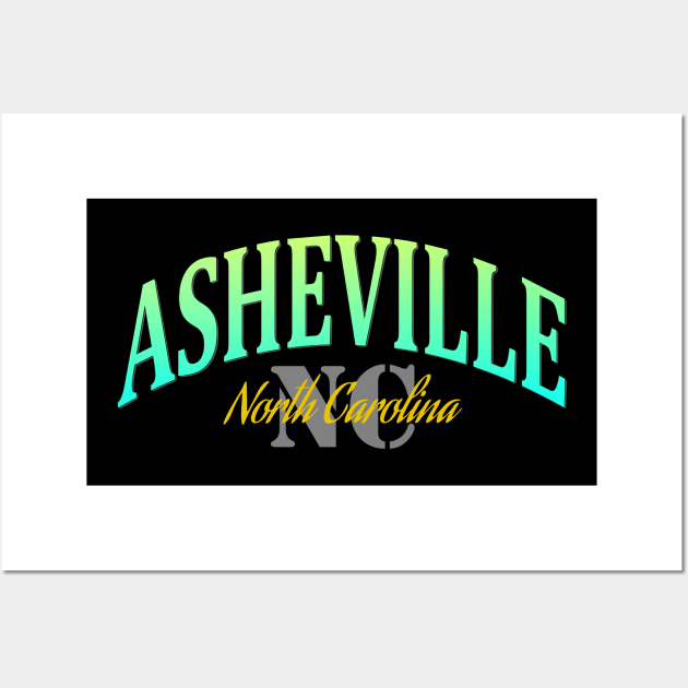 City Pride: Asheville, North Carolina Wall Art by Naves